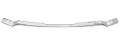 Picture of AVS 20-22 Ford Explorer Excl- Vehicles w-Hood Lettering Aeroskin Low Profile Hood Shield - Chrome