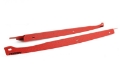 Picture of PERRIN 08-14 Subaru WRX-STI - 08-11 Impreza Fender Shroud Set - Red