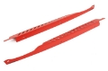 Picture of PERRIN 08-14 Subaru WRX-STI - 08-11 Impreza Fender Shroud Set - Red