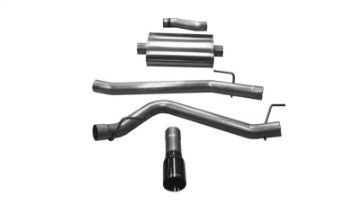 Picture of Corsa 20-25 Jeep Gladiator JT 3-6L Single Side Exit Cat-Back Exhaust System w- Single 4in Black Tip