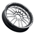 Picture of Weld Tuner Import 15x3-5 - 4x100mm BP - 2-25in- BS 1-Piece Black Wheel