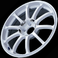 Picture of Advan RCIII 18x7-5 +45mm 5-114-3 White Wheel