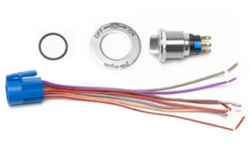 Picture of Wilwood Electronic Parking Brake Caliper Switch Kit w- On-Off Sticker