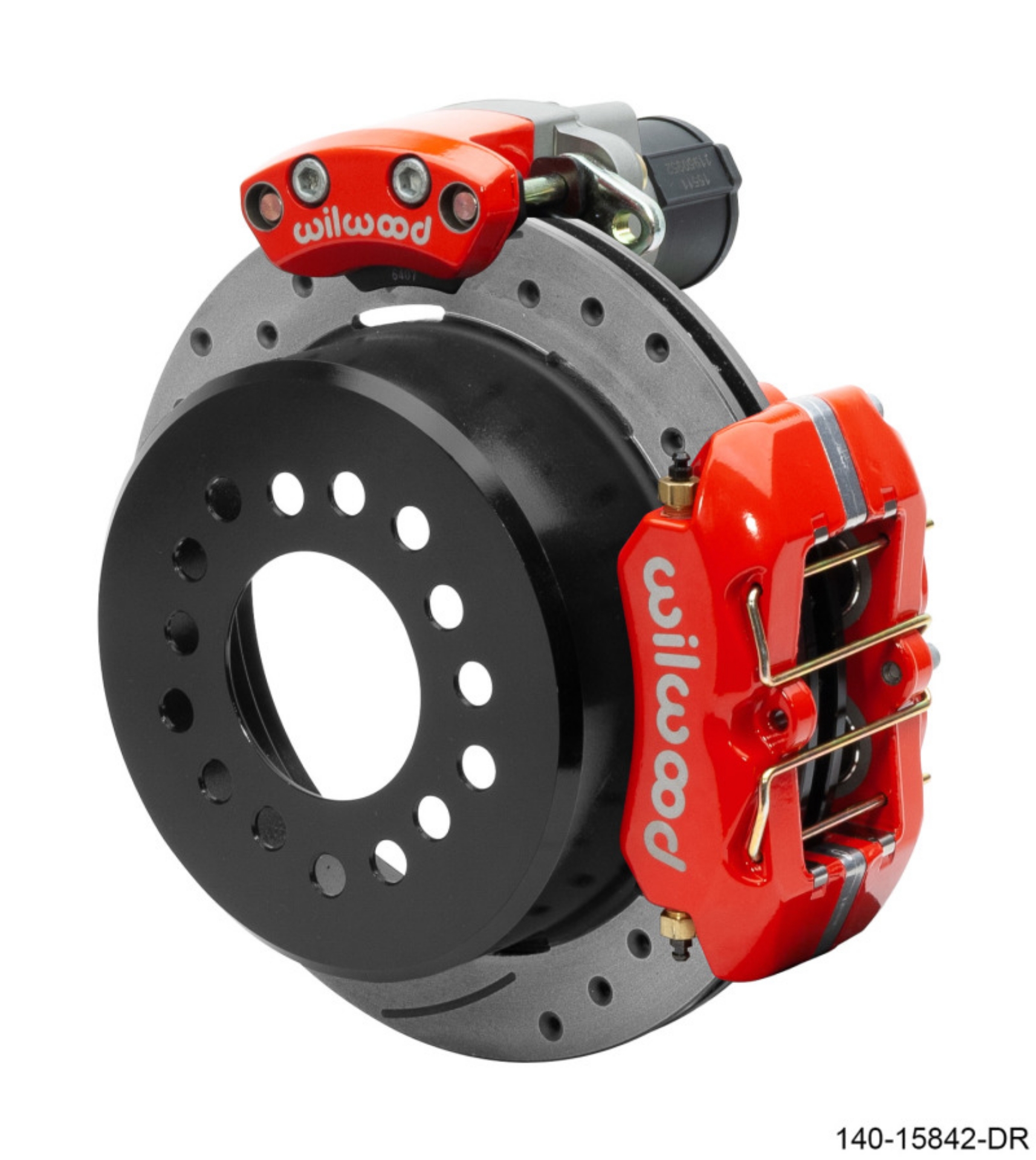 Picture of Wilwood EPB-FDP-LP Rear Kit 11in- Big Ford - SRP, Red