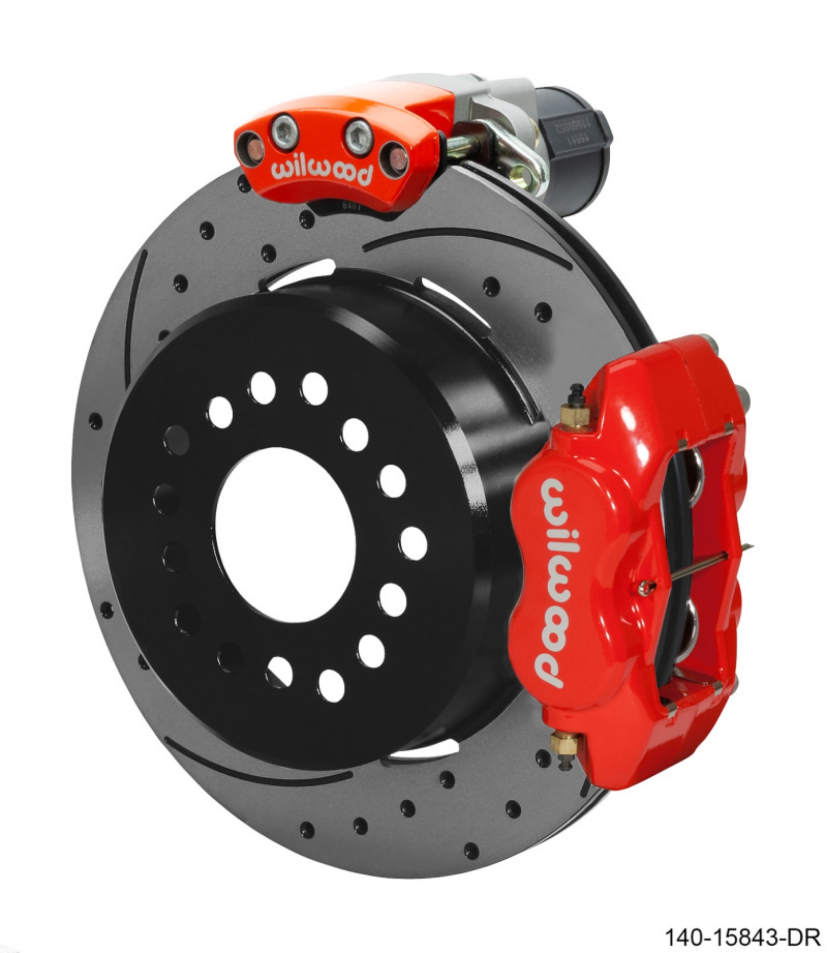 Picture of Wilwood EPB-FDLI Rear Kit 12-19in- Big Ford - SRP, Red