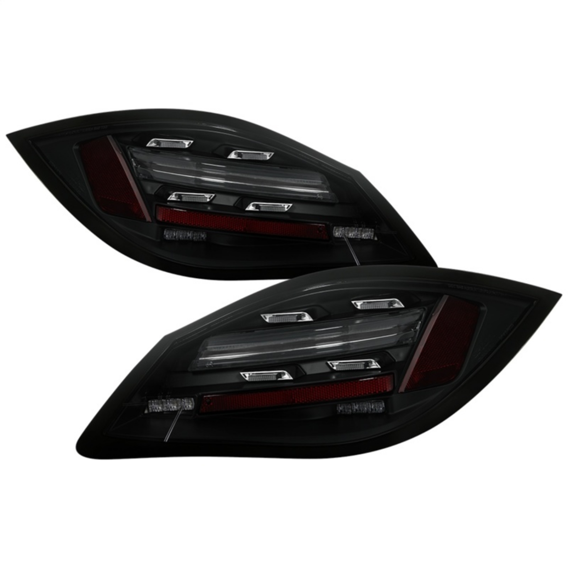 Picture of Spyder Porsche 987 Cayman 09-12 - Boxster 09-12 LED Tail Lights - Sequential Signal - Smoke