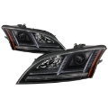 Picture of Spyder 08-15 Audi TT HID Model Only Projector Headlights - Sequential Signal - Black