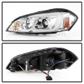 Picture of Spyder 06-13 Chevy Impala - 06-07 Chevy Monte Carlo Projector Headlights - Light Bar - Chrome