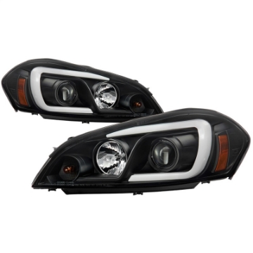 Picture of Spyder 06-13 Chevy Impala - 06-07 Chevy Monte Carlo Projector Headlights - Light Bar - Black