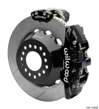 Picture of Wilwood Narrow Superlite 4R Rear P-Brk Kit AERO4 14-00in Rotor Big Ford New Style 2-50in Offset