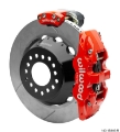 Picture of Wilwood Narrow Superlite 4R Rear P-Brk Kit AERO4 14in Rotor Big Ford New Style 2-5in Off - Red