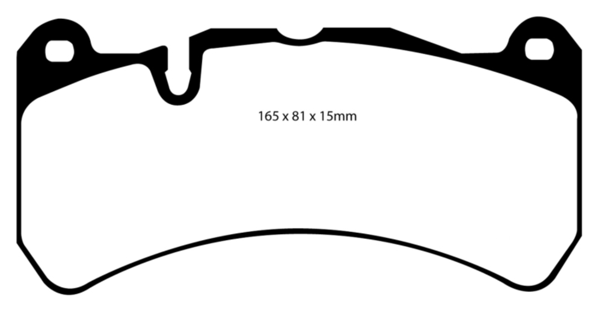 Picture of EBC 07-08 Ferrari 430 Scuderia 4-3 Bluestuff Front Brake Pads