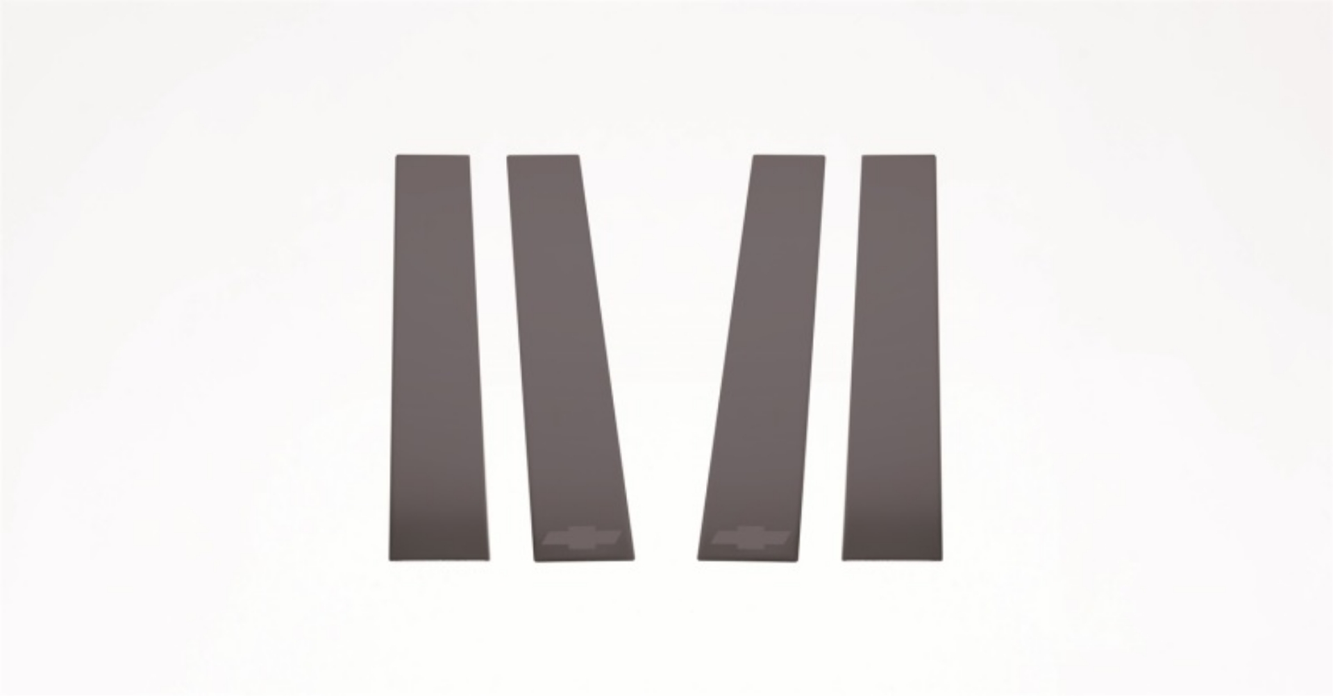 Picture of Putco 14-18 Chevy Silverado LD - Fits Double Cab-Crew Cab - 4pcs Black Platinum Pillar Posts