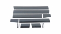 Picture of Putco 07-13 GMC Sierra Crew Cab 5-5ft Box - 6in Wide - 12pcs Black Platinum Rocker Panels