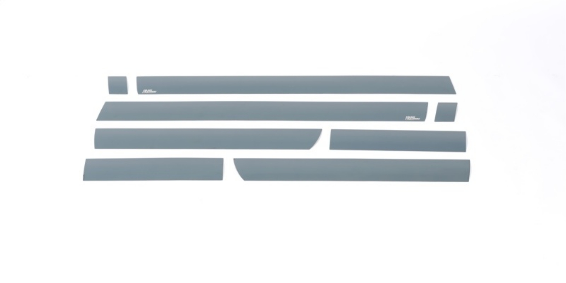 Picture of Putco 15-19 Chevy Silverado HD - Double Cab Dually 8pcs Black Platinum Rocker Panels