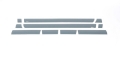 Picture of Putco 14-18 Chevy Silv LD Standard Cab - 6-8in Bed 10pcs Black Platinum Rocker Panels