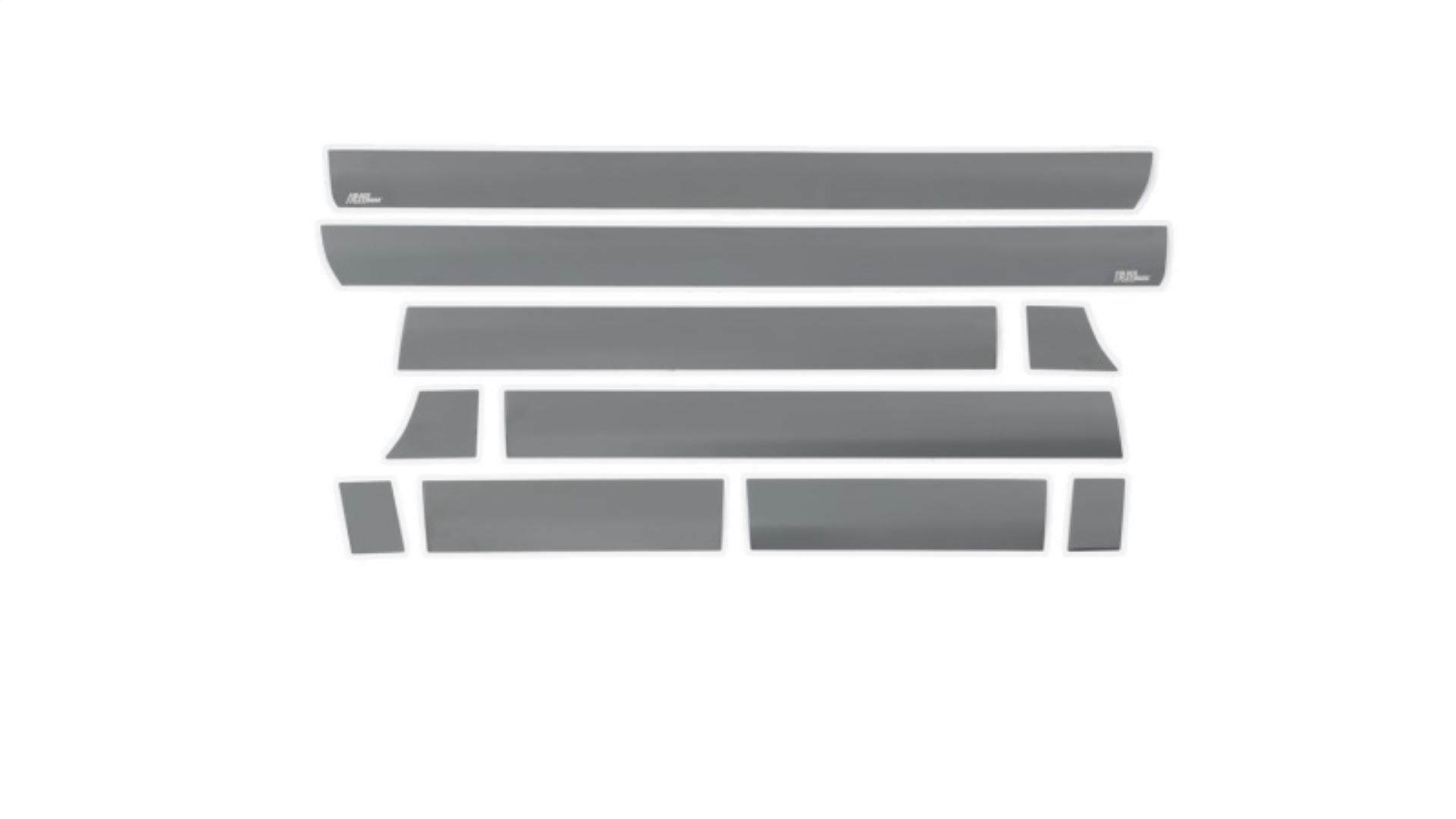 Picture of Putco 14-18 Chevy Silv LD - Standard Cab - 8ft Long Box 10pcs Black Platinum Rocker Panels