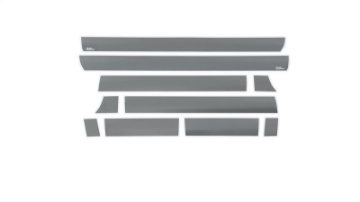 Picture of Putco 14-18 Chevy Silv LD - Standard Cab - 8ft Long Box 10pcs Black Platinum Rocker Panels