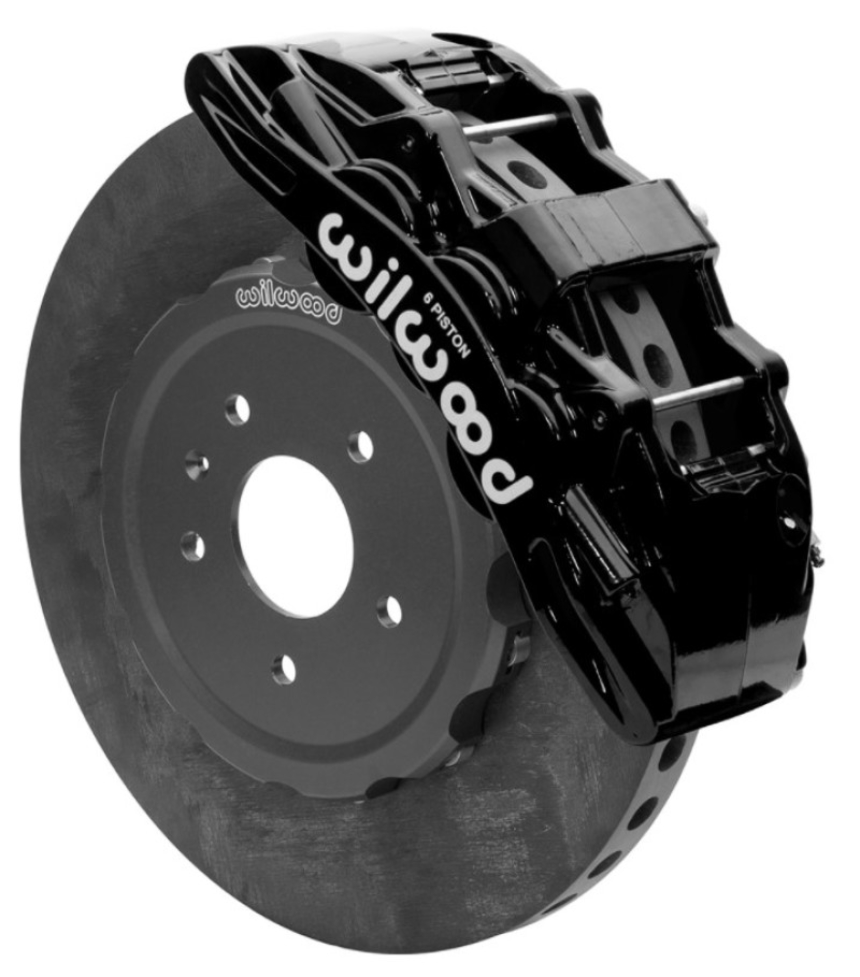 Picture of Wilwood Sx6R WCCB Carbon-Ceramic 2014-2019 C7 Corvette All Front Big Brake Kit - Black