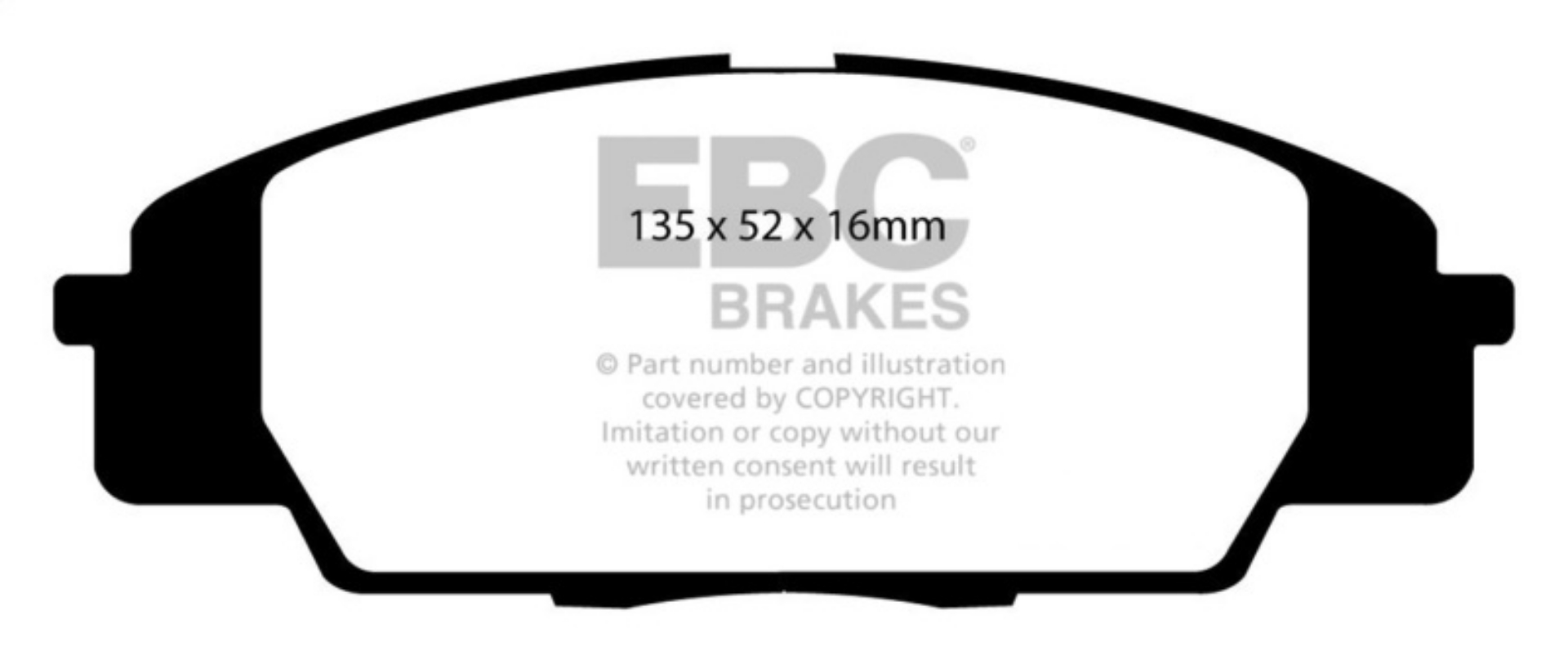 Picture of EBC 07-11 Acura CSX Canada 2-0 Type S Bluestuff Front Brake Pads
