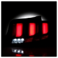 Picture of Spyder 10-12 Ford Mustang Light Bar Seq Turn Signal LED Tail Lights - Smoke ALT-YD-FM10-LED-SM
