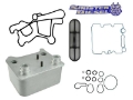 Picture of Sinister Diesel 03-07 Ford Powerstroke 6-0L Oil Cooler Kit Includes Gaskets & O-Rings
