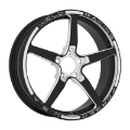 Picture of Weld Alumastar 1-Piece 18x6 - 5x120 BP - 3-2in BS Black Wheel - Non-Beadlock