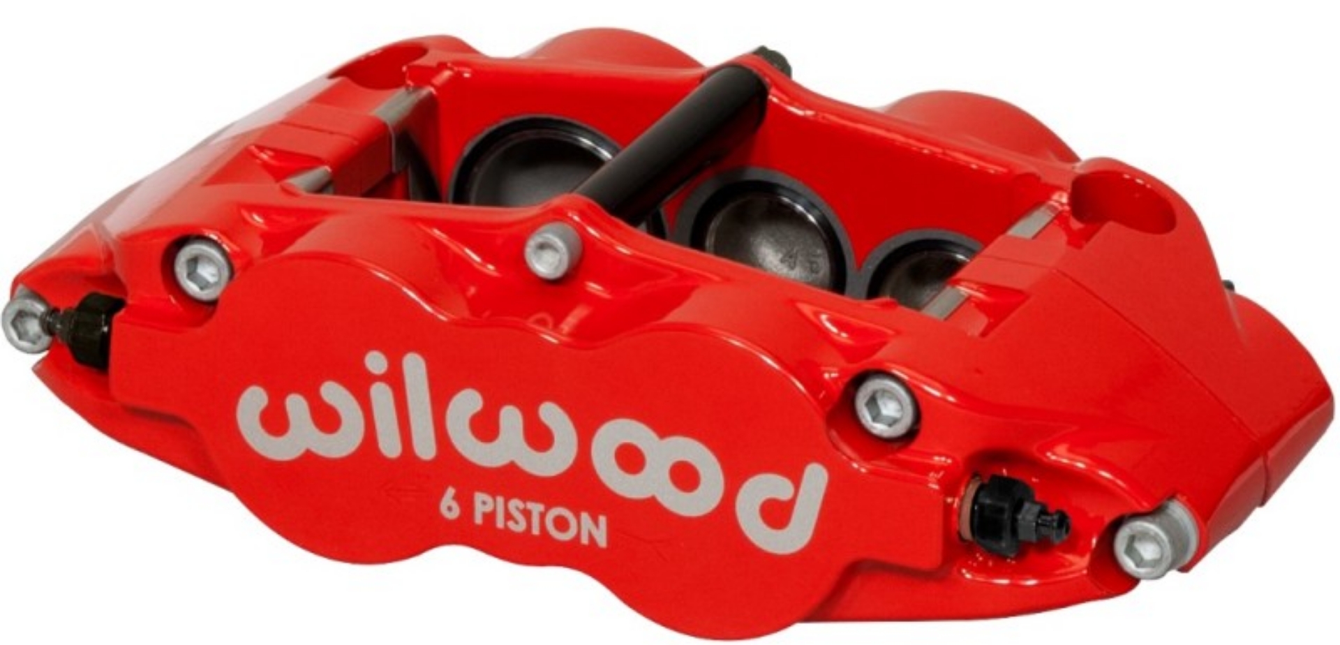 Picture of Wilwood Caliper-Forged Narrow Superlite 6R-L-H 1-75-1-25-1-25in Pistons 1-10in Rotor - Red
