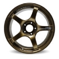 Picture of Advan TC4 17x7-5 +48 5x114-3 Racing Umber Bronze and Ring Wheel