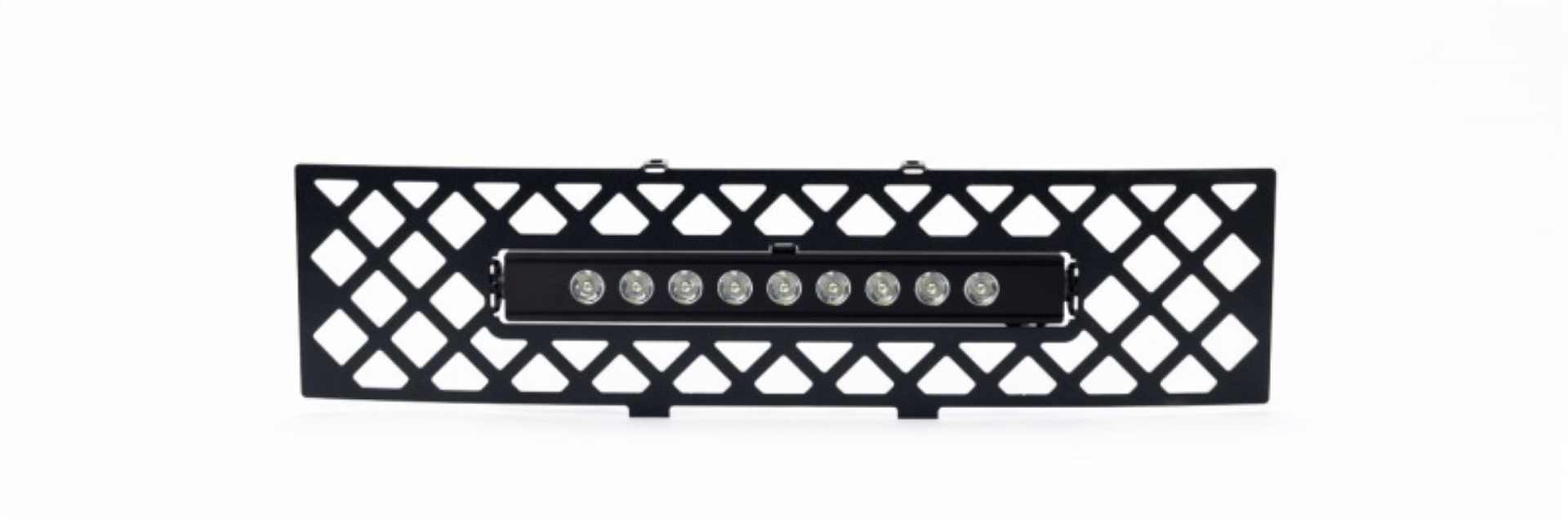 Picture of Putco 11-14 Ford F-150 - EcoBoost Bumper Grille Insert - Black SS Diamond w- 10in Luminix Light Bar