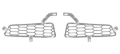 Picture of Putco 15-20 Ford F-150 Raptor - Hex Style - Polished SS Bumper Grille Inserts