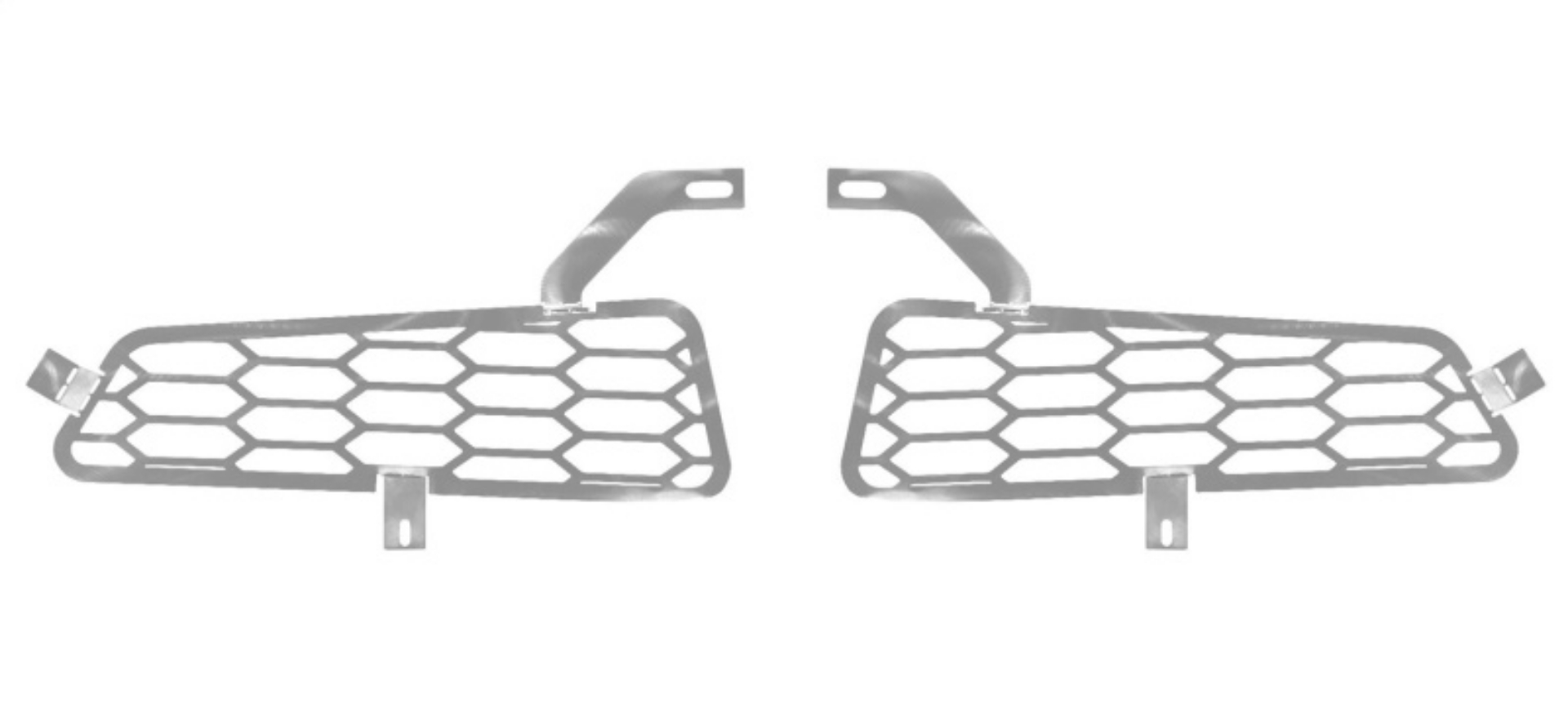 Picture of Putco 15-20 Ford F-150 Raptor - Hex Style - Polished SS Bumper Grille Inserts