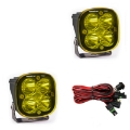 Picture of Baja Designs Squadron Pro Series Spot Pattern LED Light Pods - Amber