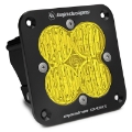 Picture of Baja Designs Squadron Sport Black Wide Cornering Pattern Flush Mount LED Light Pod - Amber