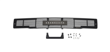 Picture of Putco 15-17 Ford F-150 - SS Black Bar Design w-10in Luminix Light Bar Bumper Grille Inserts