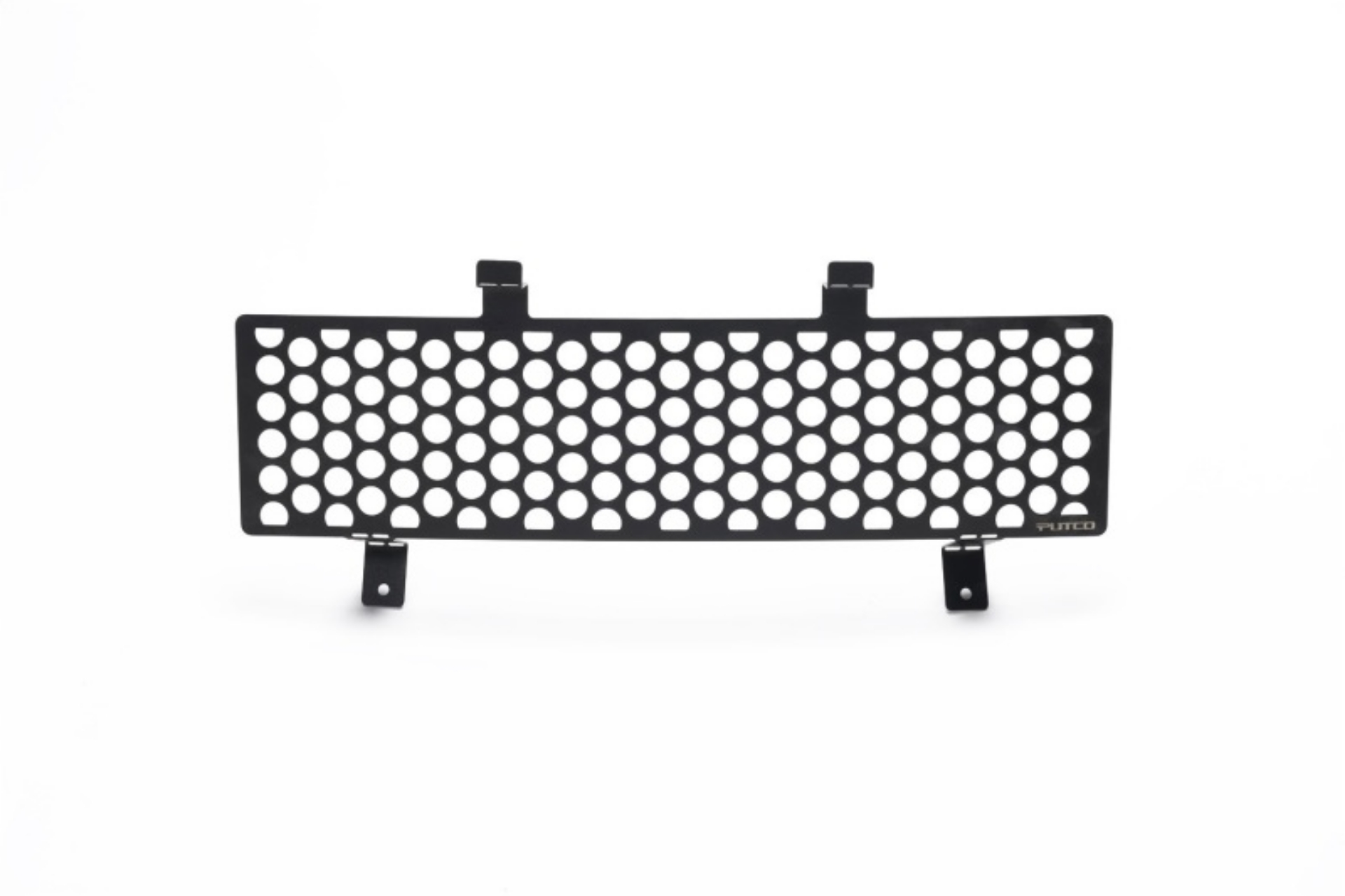 Picture of Putco 11-16 Ford SuperDuty - Stainless Steel Black Punch Design Bumper Grille Inserts