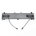 Picture of Putco 11-16 Ford SuperDuty - SS Black Punch Design w- Qty 2 - 6in Light bars Bumper Grille Inserts
