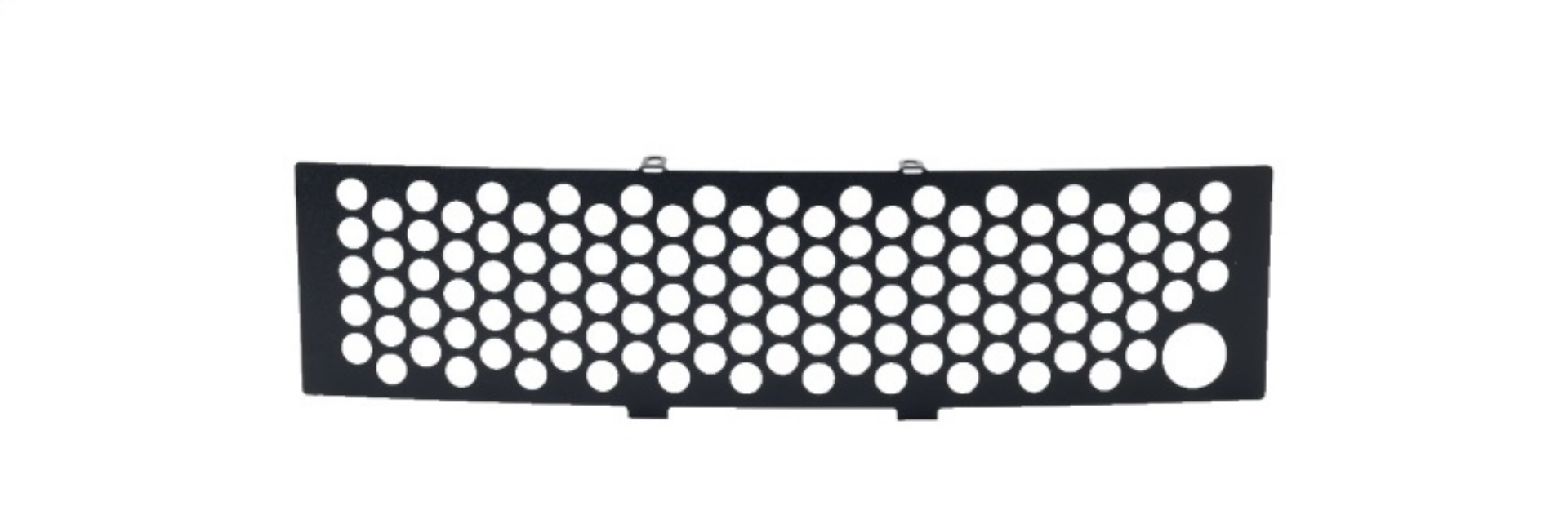 Picture of Putco 11-14 Ford F-150 - EcoBoost Bumper Grille Inserts - Black SS Punch w- Heater Plug Opening