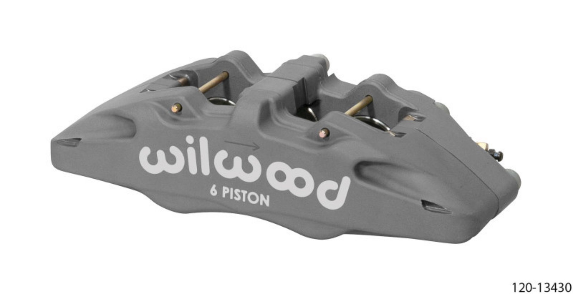 Picture of Wilwood DynaPro DP6 Lug Mount Anodized Alum- Caliper 1-62in-1-38in-1-38in Piston -38in Rotor - Right