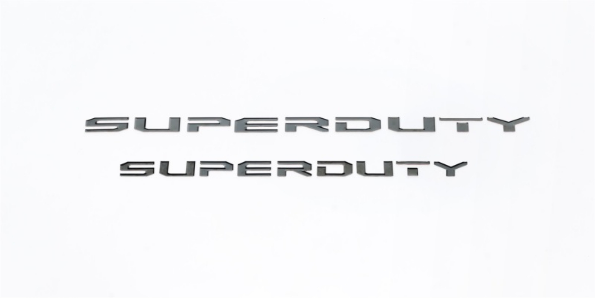 Picture of Putco 17-19 Ford SUPERDUTY Letters Stamped-Black Platinum Tailgate-Rear