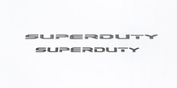 Picture of Putco 17-19 Ford SUPERDUTY Letters Stamped-Black Platinum Tailgate-Rear