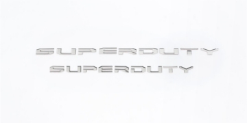 Picture of Putco 17-19 Ford SUPERDUTY Letters Stamped-Stainless Steel Tailgate-Rear