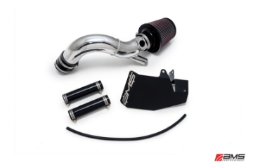 Picture of AMS Performance 08-15 Mitsubishi EVO X Replacement Intake Pipe w-MAF Housing & Bungs - Black