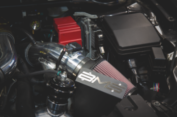 Picture of AMS Performance 08-15 Mitsubishi EVO X Intake Fan Shield for Standard Intake Excl CAI