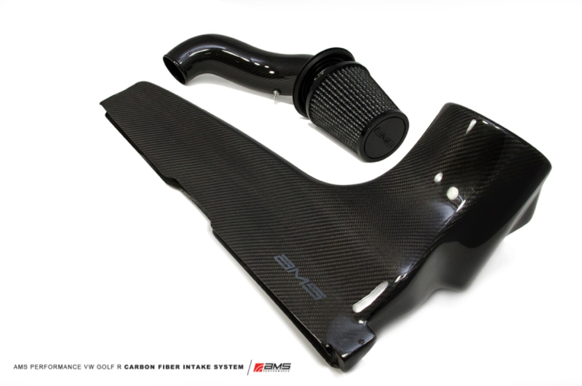 Picture of AMS Performance 2015+ VW Golf R MK7 Carbon Fiber Intake