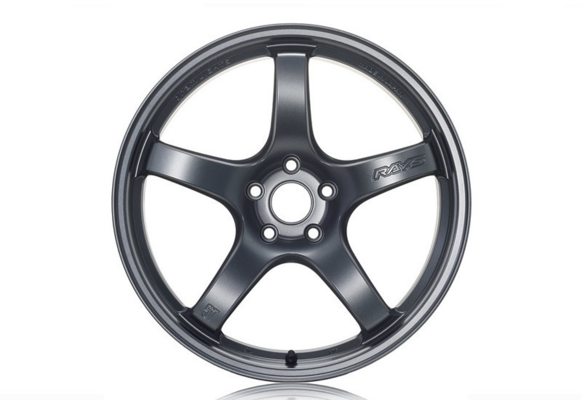 Picture of Gram Lights 57CR 18x7-5 +50 5-100 Gunblue 2 Wheel