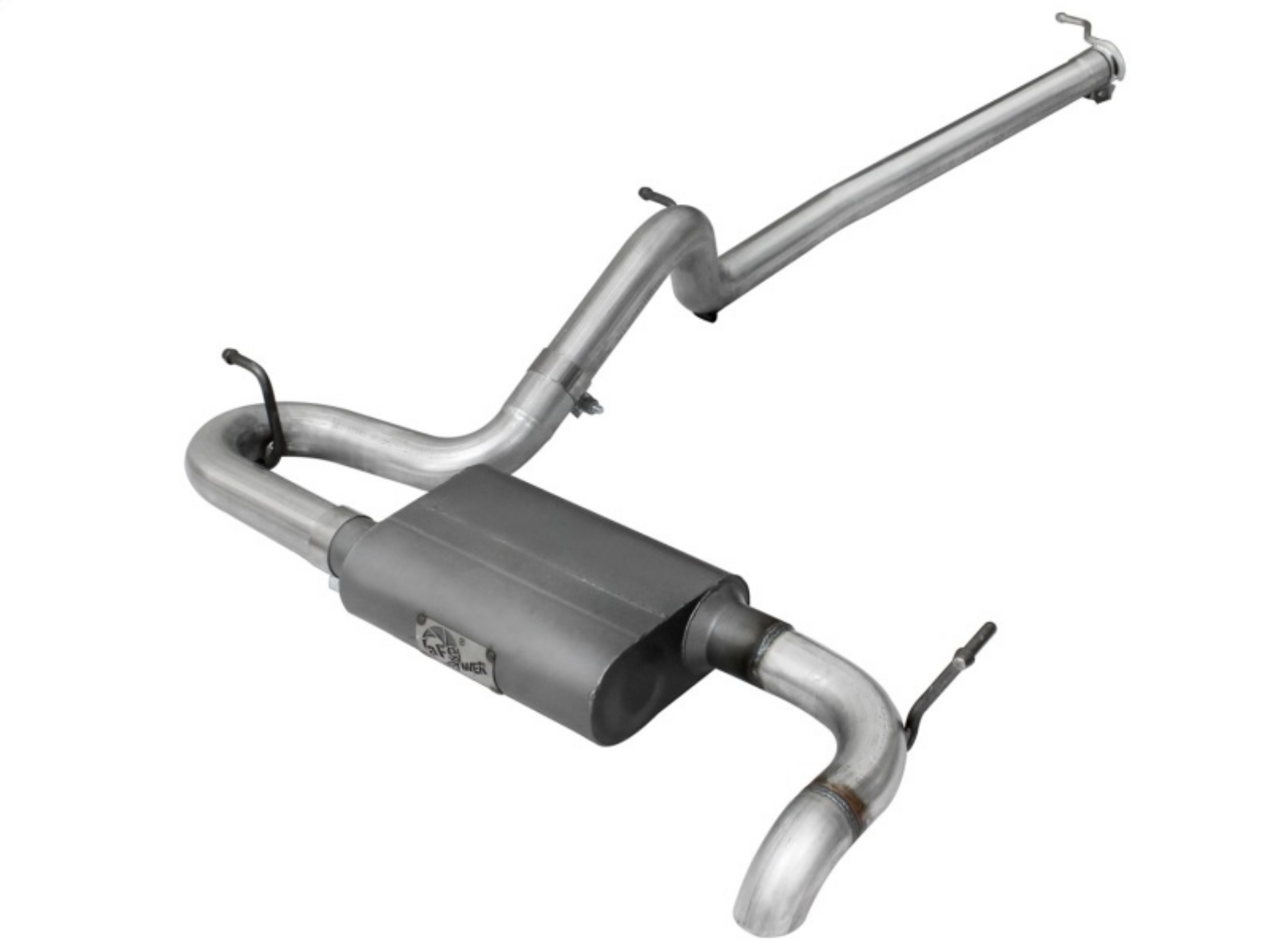 Picture of aFe Scorpion Exhaust System Cat Back 2-5in Aluminized Hi-Tuck 07-18 Jeep Wrangler JK V6 3-6-3-8L