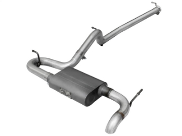 Picture of aFe Scorpion Exhaust System Cat Back 2-5in Aluminized Hi-Tuck 07-18 Jeep Wrangler JK V6 3-6-3-8L