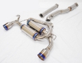 Picture of MXP 08-15 Mitsubishi Evolution 10 w-2 Section Pipes T304 SP Exhaust System w-Dual Exit