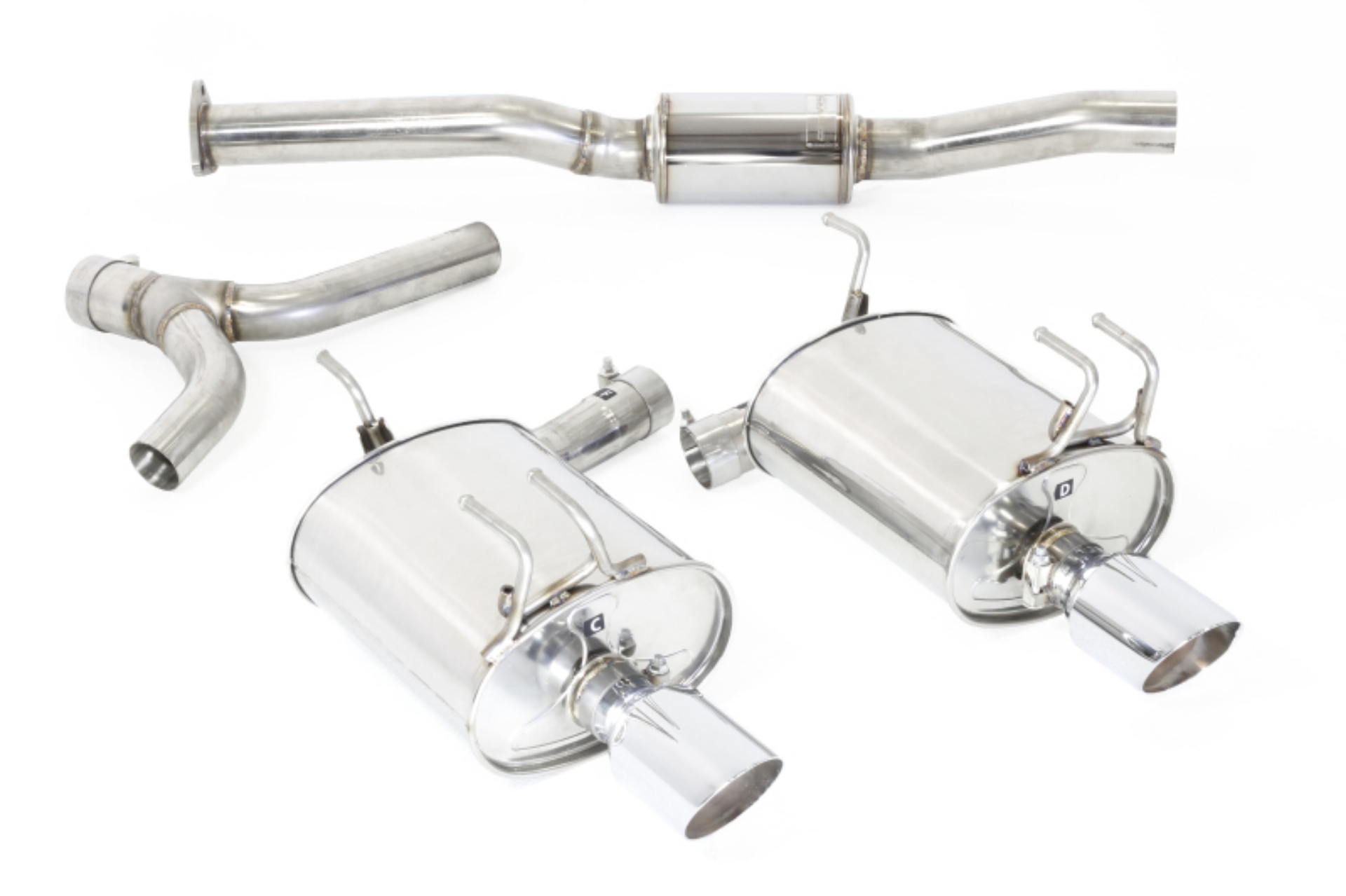 Picture of MXP 99-09 Honda S2000 New Oval Dual Comp ST Exhaust System
